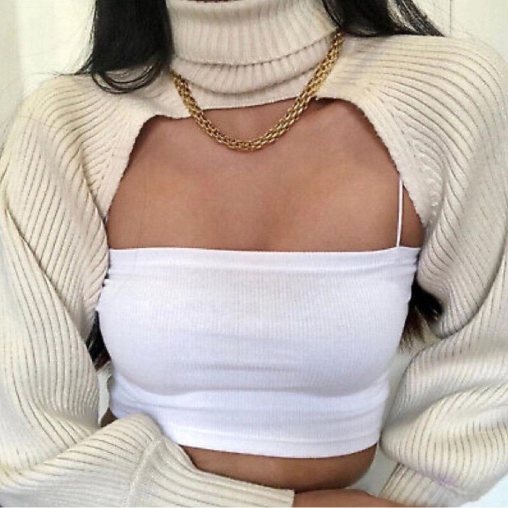 Zara KNIT ARM WARMER BLOGGERS FAVORITE